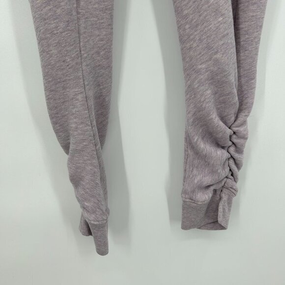 JOIE *FLAWED* Purple Ruched Ankle Comfy Sweat Pants Size Small - Picture 4 of 7